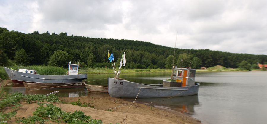 Šiuo metu laivai švartuojami tiesiai į Kuršių marių kranto smėlį. Foto: ©PILOTAS.LT