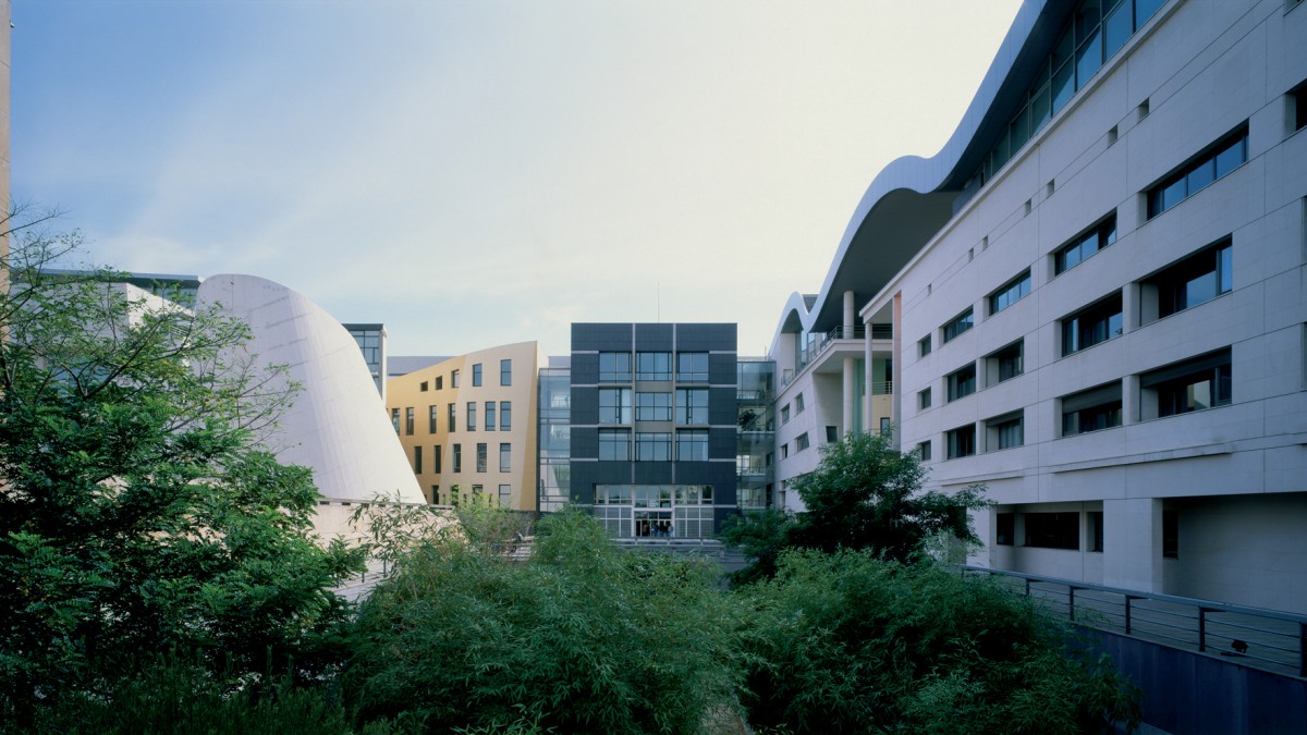 Kompleksas „Cite de la Musique“ Paryžiuje, arch. Ch. de Portzamparc (1990)