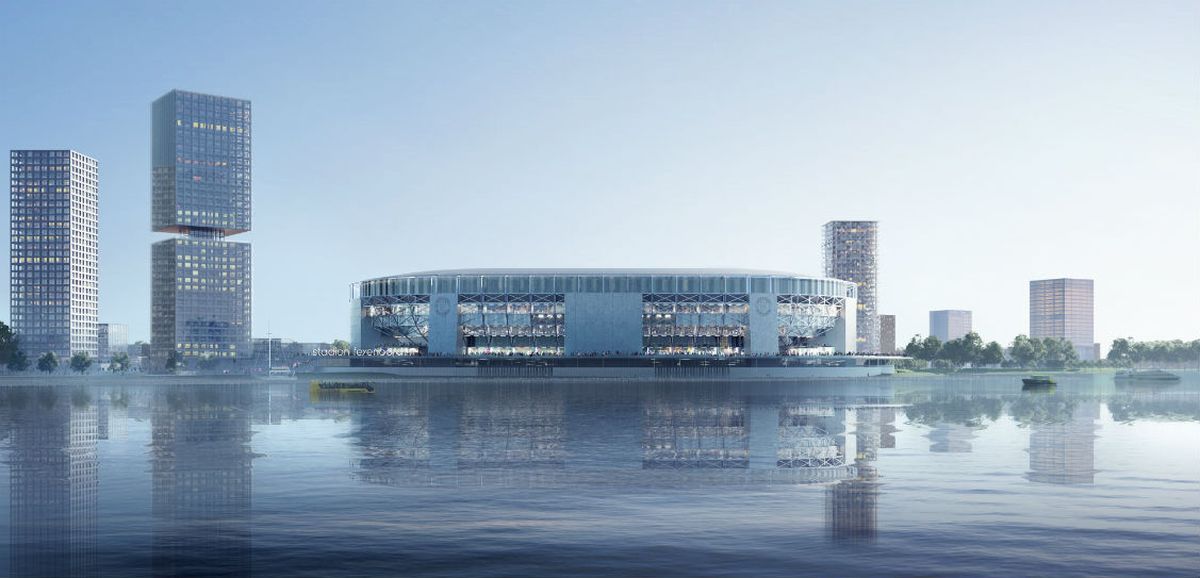 „Feyenoord“ stadiono viešoji erdvė (arch. D.Gianotten bei K. van Casteren, S.Takagi; OMA)