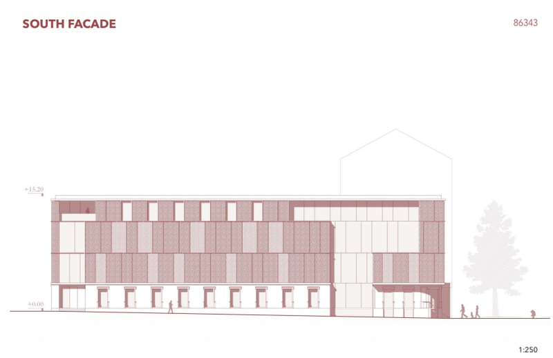 Konkursinis projektas devizu "86343", 2-oji vieta, arch. „Studio Nother“. 