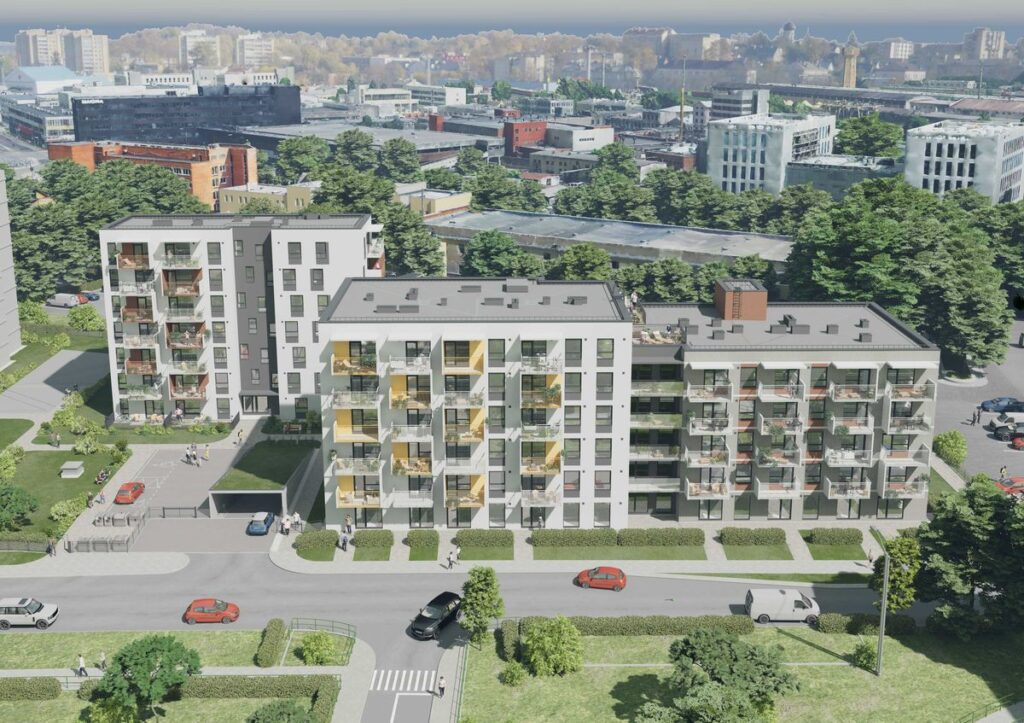 Vilniaus Vilkpėdėje pradedadama gyvenamojo kvartalo „Mėlyni vilkai“ statyba, kurį suprojektavo architektūrinė įmonė „Eventus projektai“.