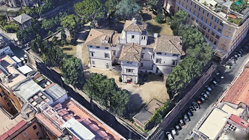 Kardinolo Francesco Maria Del Monte vila. Pav.: google.maps
