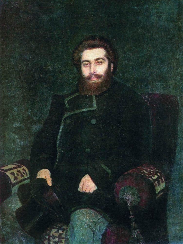 Archipo Kuindžio portretas, A.Repinas, 1877 m.