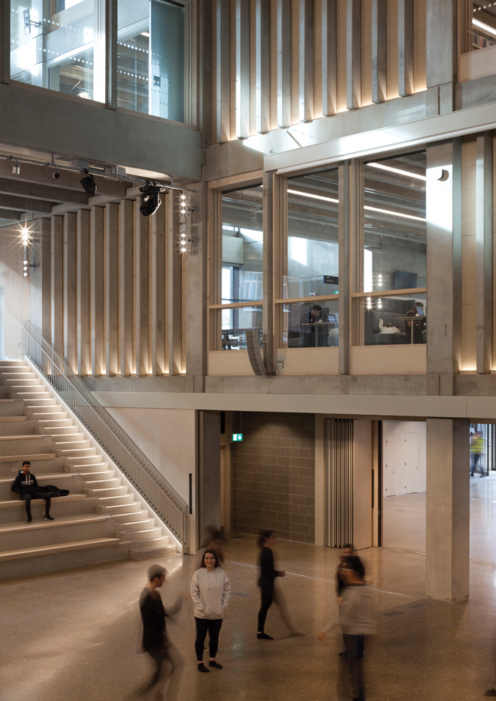  Kingstono universitetas (arch. „Grafton Architects“), 2022 metų Mies van der Rohe apdovanojimas. Foto: Alice Clancy. 