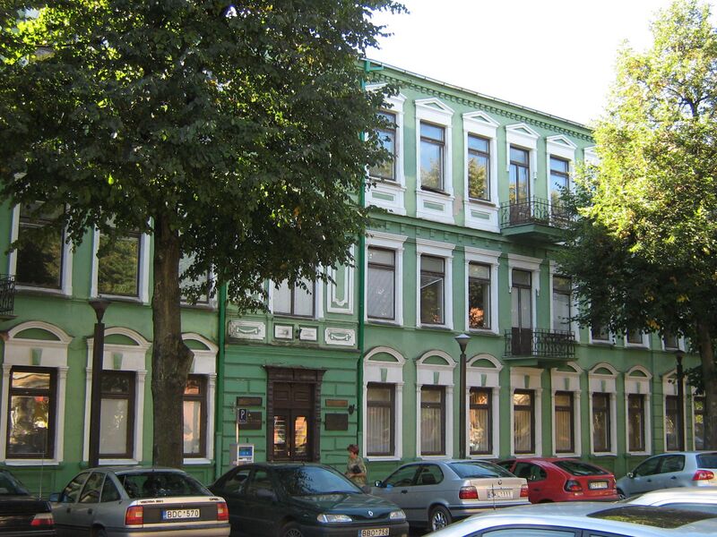 1908 metais Laisvės alėjoje atidaryta Kauno Raudonojo Kryžiaus ligoninė – seniausia veikianti gydymo įstaiga Lietuvoje. Foto: Wikipedia. 