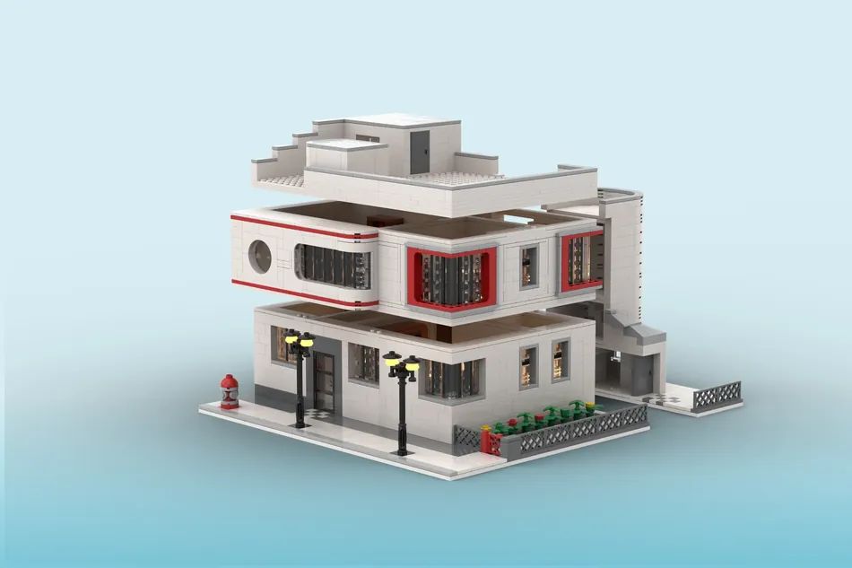Rokas Mikšiūnas šiuo metu siekiantis „Lego“ oficialiu rinkiniu paversti A.Funko suprojektuotą J. ir A. Iljinų namą.