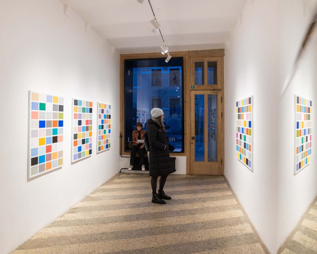  Jurgio Tarabildos paroda „Recycled Colours“ Rygos galerijoje „Look“. Foto: Rudolfas Zaranas. 