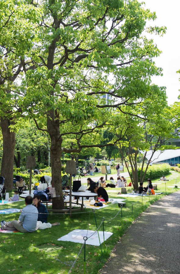 Tokijo Midtown parkas. Foto: Midtown park. 