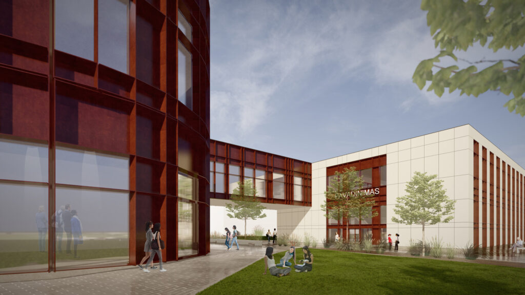 Klaipėdos universiteto Laboratorijų korpusas (arch. „Maspro“).
