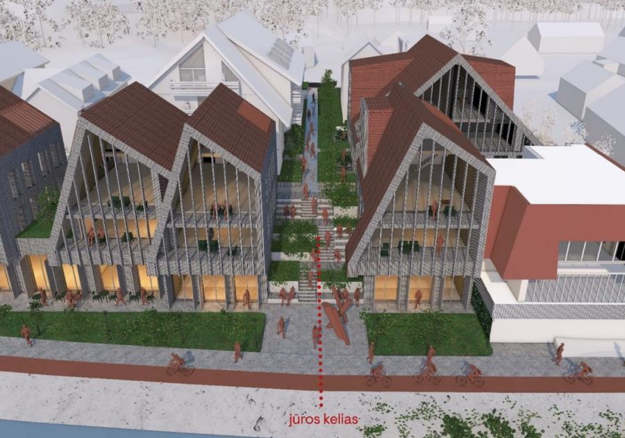 Poilsio paskirties pastato Nidoje rekonstrukcija (arch. L.Rekevičius (PV) M.Rekevičienė, V.Mitkevičiūtė).