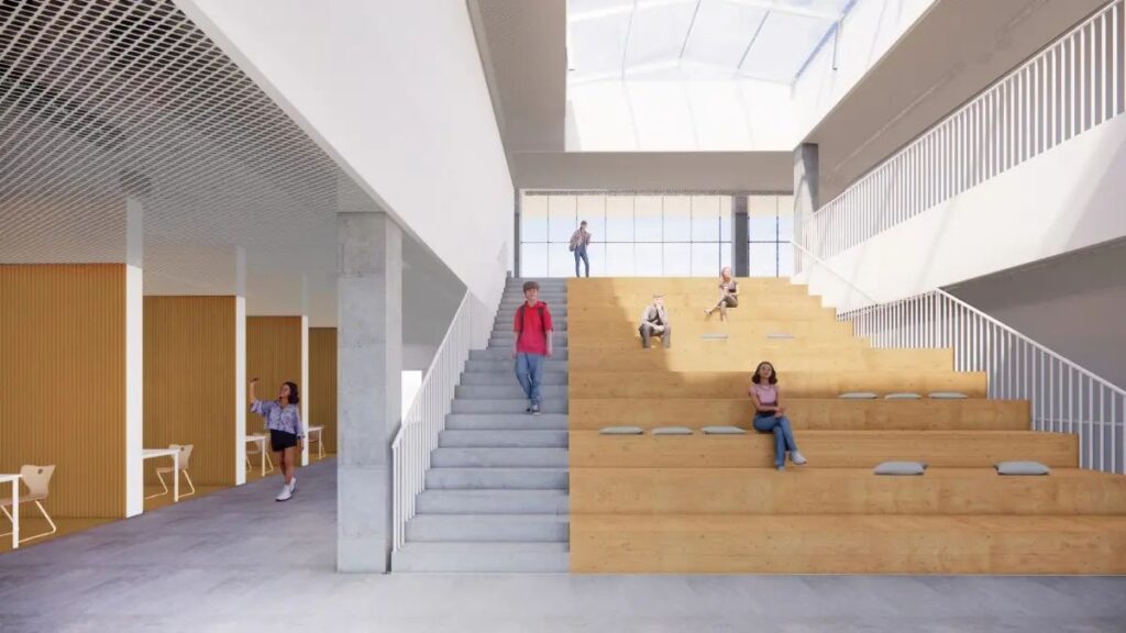 Mokslo paskirties pastatas Pavilnyje (arch. J.Bernotaitė, P.Vaitiekūnas, A.Ropolas).