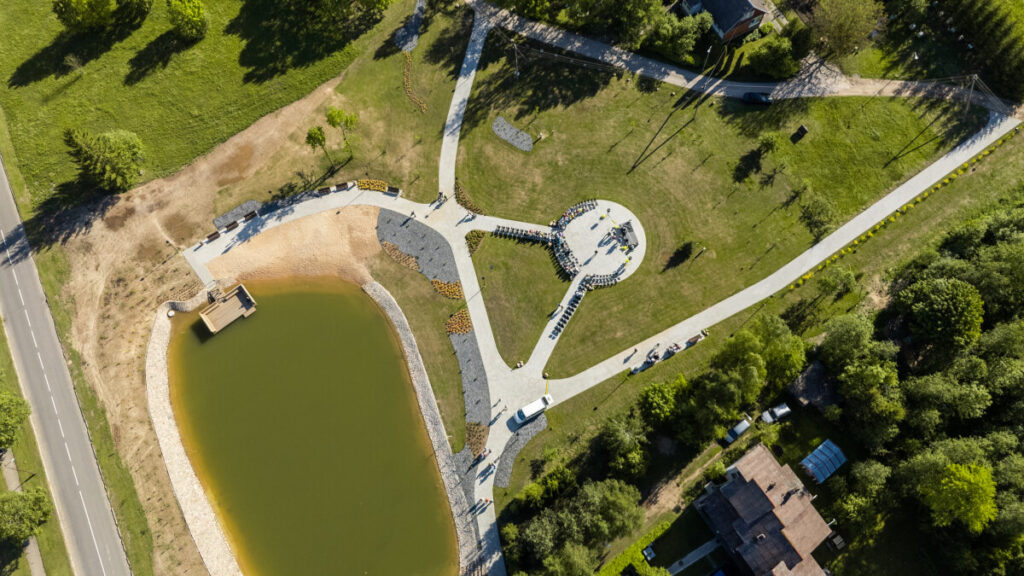 Didžiųjų Kabiškių skveras. Foto: Vilniaus rajono sav.