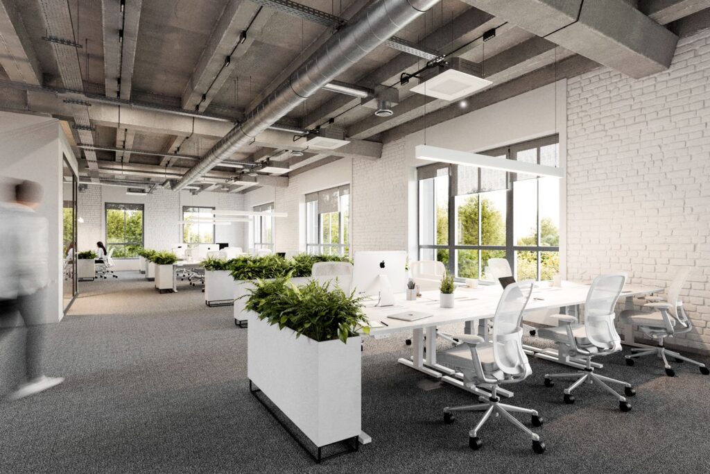 Biurų bei prekybos ir paslaugų erdvių kompleksas Kaune (projektuotojas „A2SM“; architektai: A.Sasnauskas, V.Malenko, G.Frišmantaitė,-Gudaitienė K.Davydenko, G.Dailydaitė). Vizualizacija: „KRS“. 