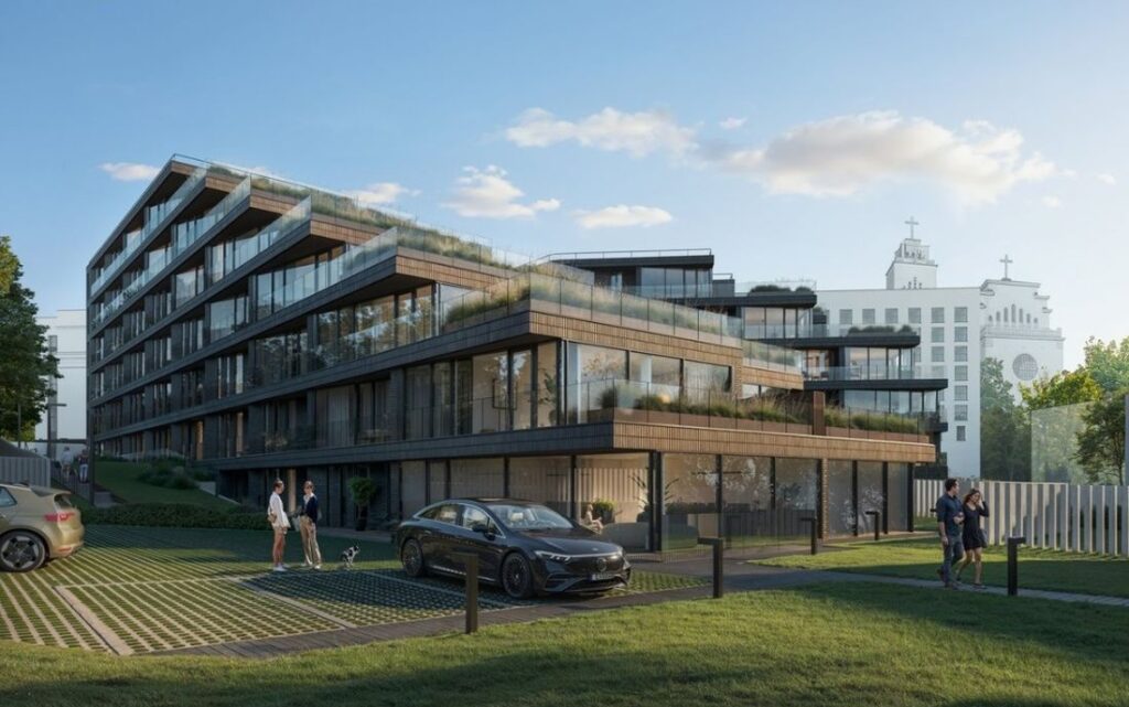 Daugiabutis „Astronomijos 6“ (arch. G.Natkevičius, M.Šantaraitė, A.Rimšelis).