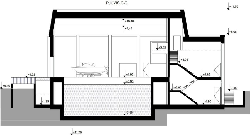 Jūrų inžinerijos ir atsinaujinančios energijos kompetencijų centras (arch. G.Petrauskas, A.Baužys (PV), L.Marčiulaitienė).
