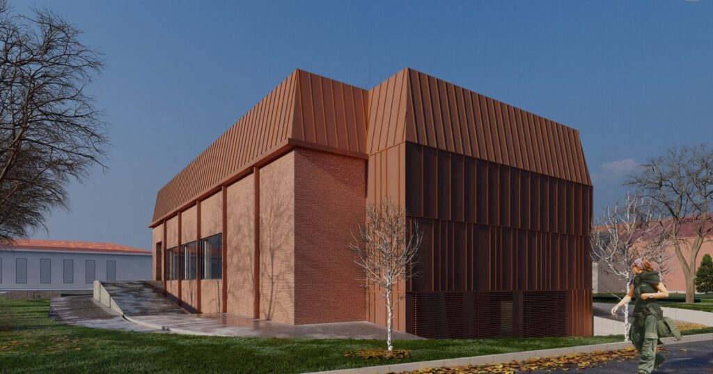 Jūrų inžinerijos ir atsinaujinančios energijos kompetencijų centras (arch. G.Petrauskas, A.Baužys (PV), L.Marčiulaitienė).