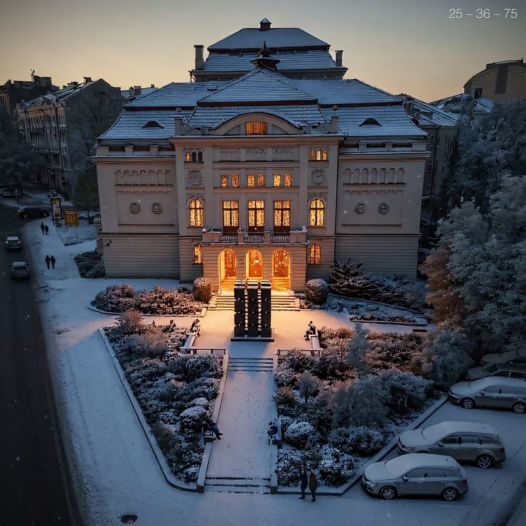 Prezidento Antano Smetonos paminklo konkursinis darbas devizu „Kubas“.