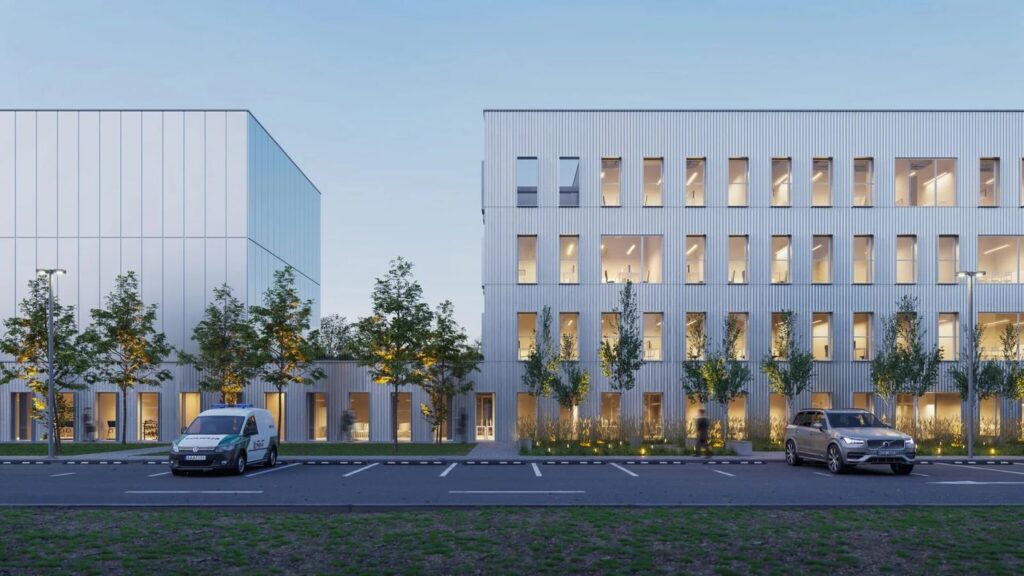 Šiaulių apskrities vyriausiasis policijos komisariatas (arch. „2L Architects“).