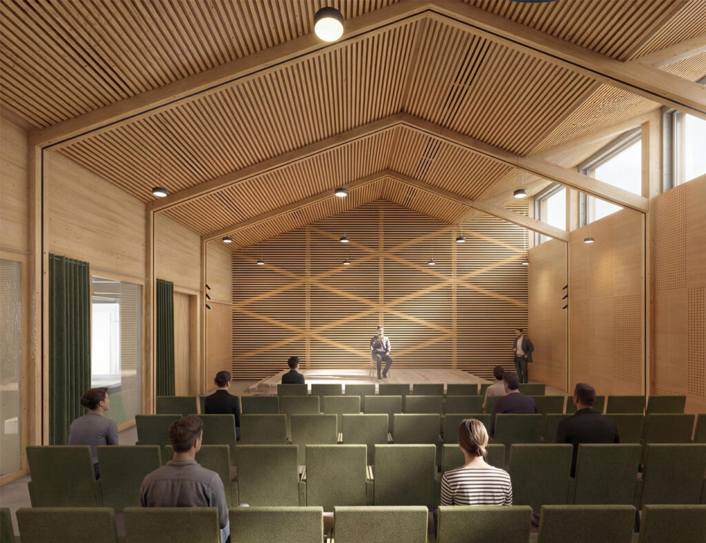 Pavilnio bendruomenės namai (arch. A.Ambrasas, V.Adomonytė). 