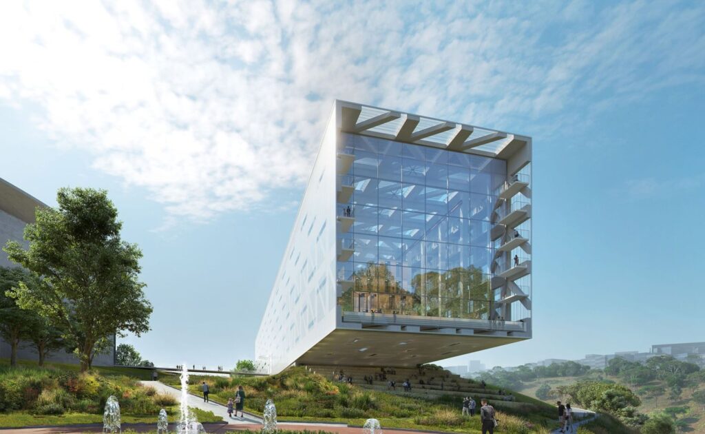 TUMO konvergencijos centras Jerevane (arch. MVRDV).