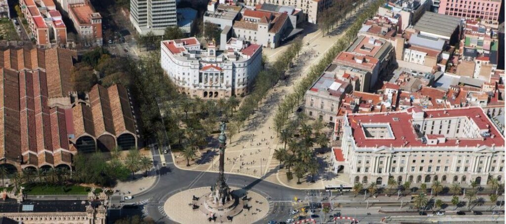 La Rambla gatvės Barselonoje rekonstrukcija (arch. „Km_ZERO“). 