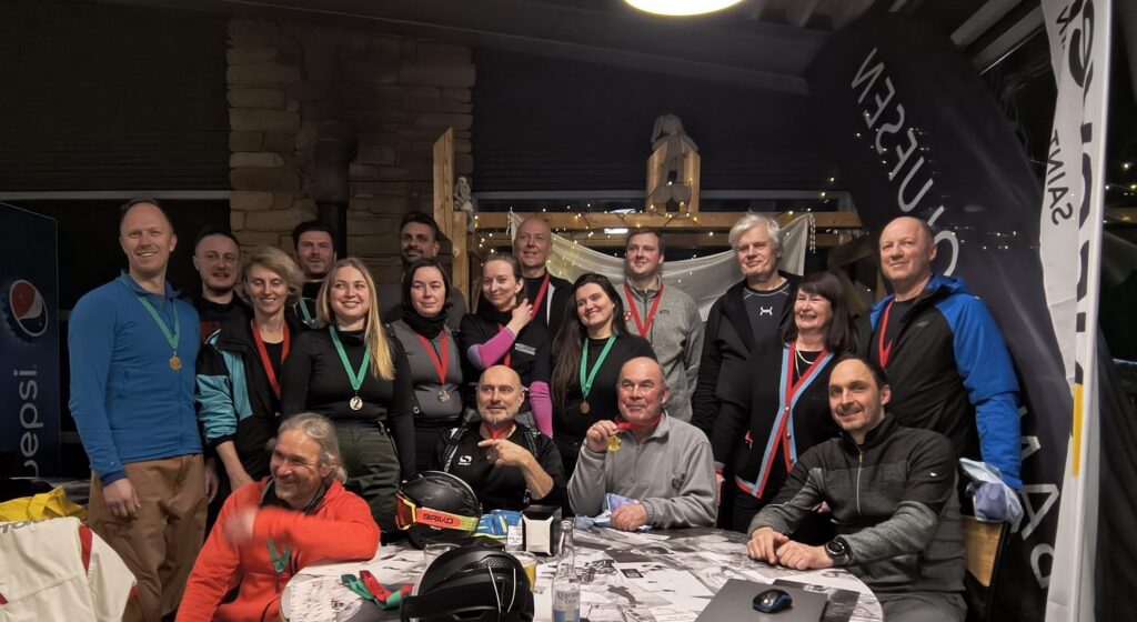 Varžybų „Arch slidės 2026“ dalyviai. Foto: LAS Vilniaus skyrius.