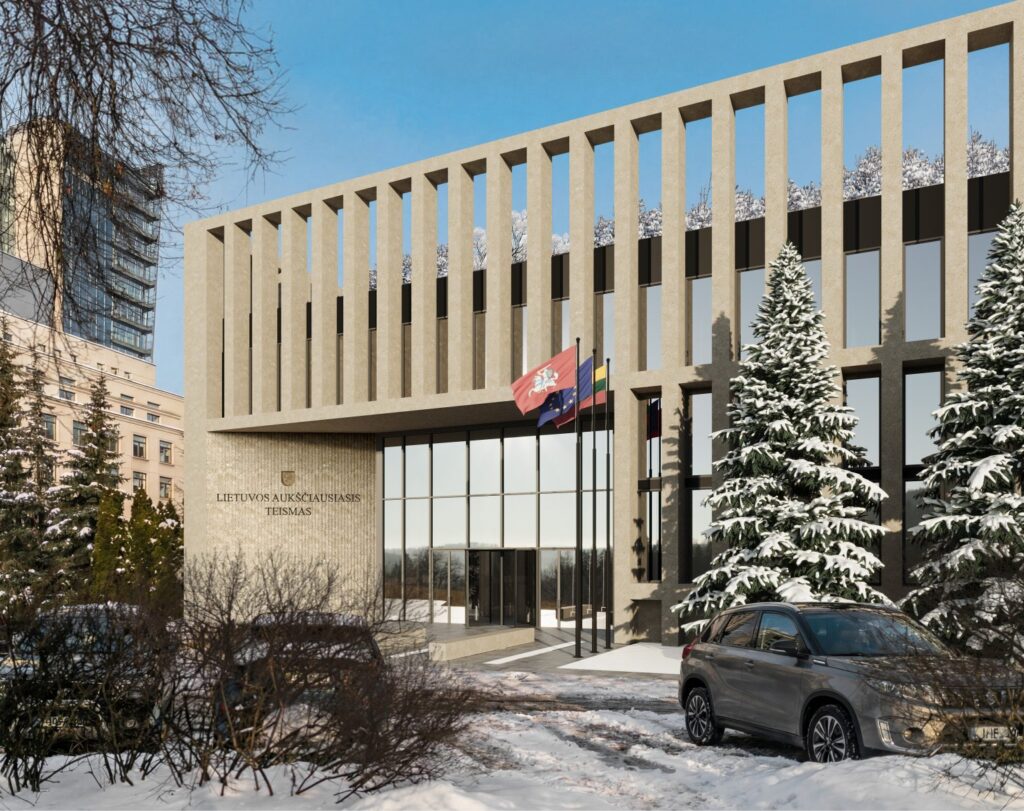 Konkursinis projektas devizu „Fundamentum“. 