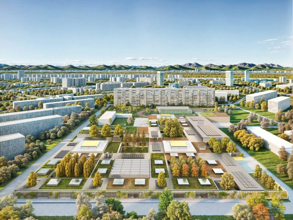 Ateities mokykla Ukrainai (arch. „Scandurra Studio Architeturra“ su M.Vustianskyi). 