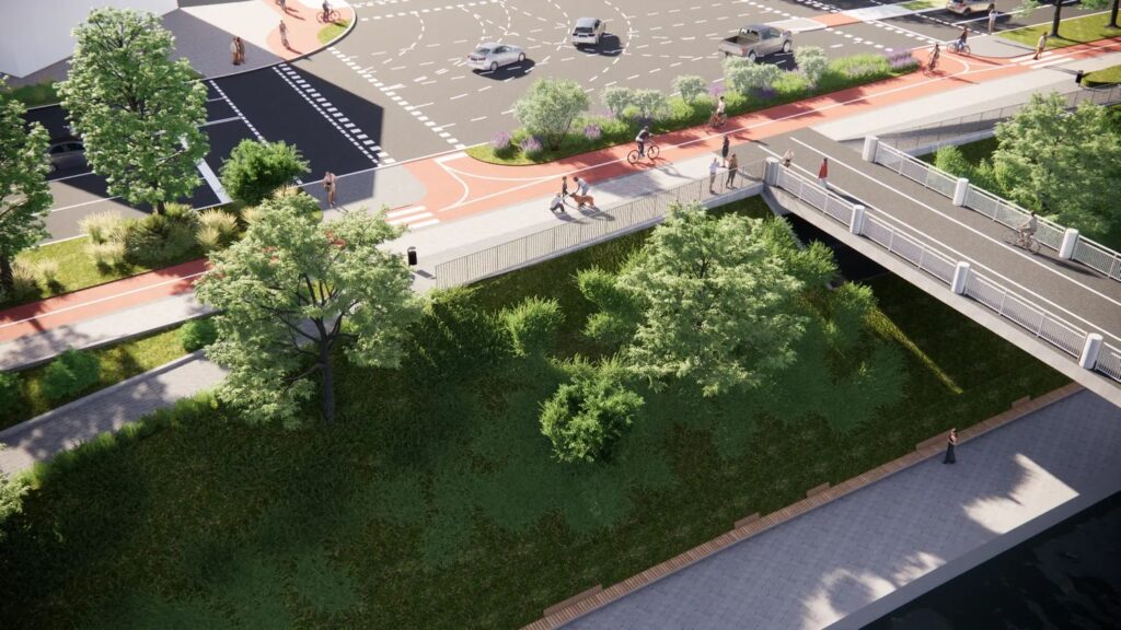 Neries krantinė Vilniuje (arch. MB „Martyno Marozo architektūra ir planavimas“).