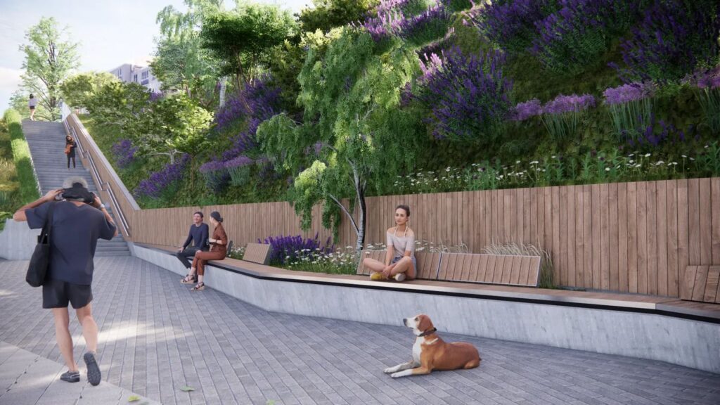 Neries krantinė Vilniuje (arch. MB „Martyno Marozo architektūra ir planavimas“).