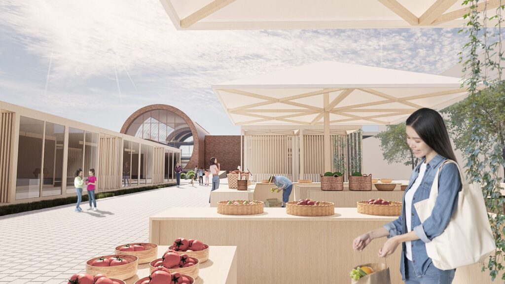 Kauno Stoties turgus (arch. G.Janulytė-Bernotienė, G.Zykuvinė).