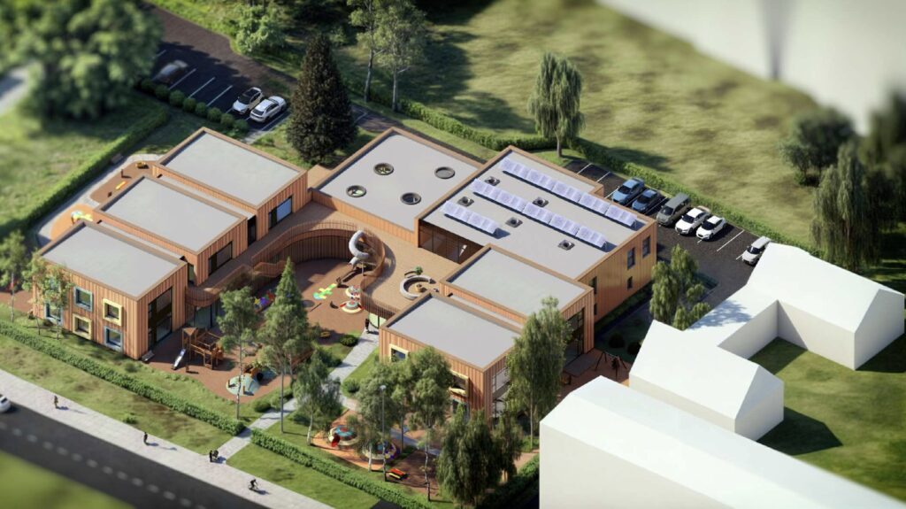Vaikų lopšelio-darželio „Traukinukas“ filialo „Boružėlė“ rekonstrukcija ((projektuotojas „Progresyvūs projektai“; PV D.Zubavičienė. arch. P.Adomaitis).