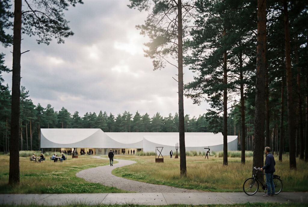 Konkursinis projektas devizu „Įkvėpti“ (arch. „HEIMA architects“, 1-oji vieta).