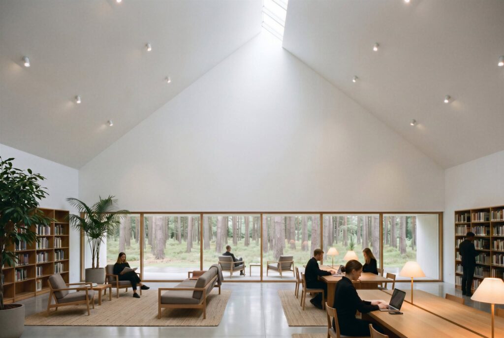 Konkursinis projektas devizu „Įkvėpti“ (arch. „HEIMA architects“, 1-oji vieta).