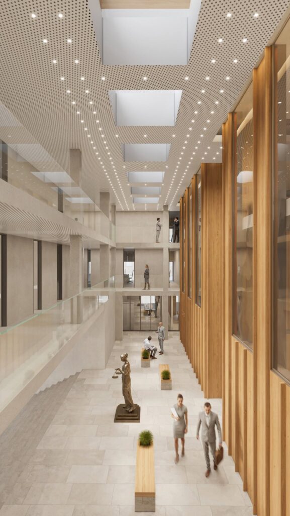 Lietuvos Aukščiausiojo Teismo atnaujinimo konkursinis projektas „Lex4“ (arch. „Architektūros linija“, 1-oji vieta, 15.000 eurų premija). 