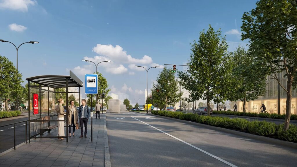 Šiaurinė gatvė Vilniuje. Pav.: Vilniaus savivaldybės. 