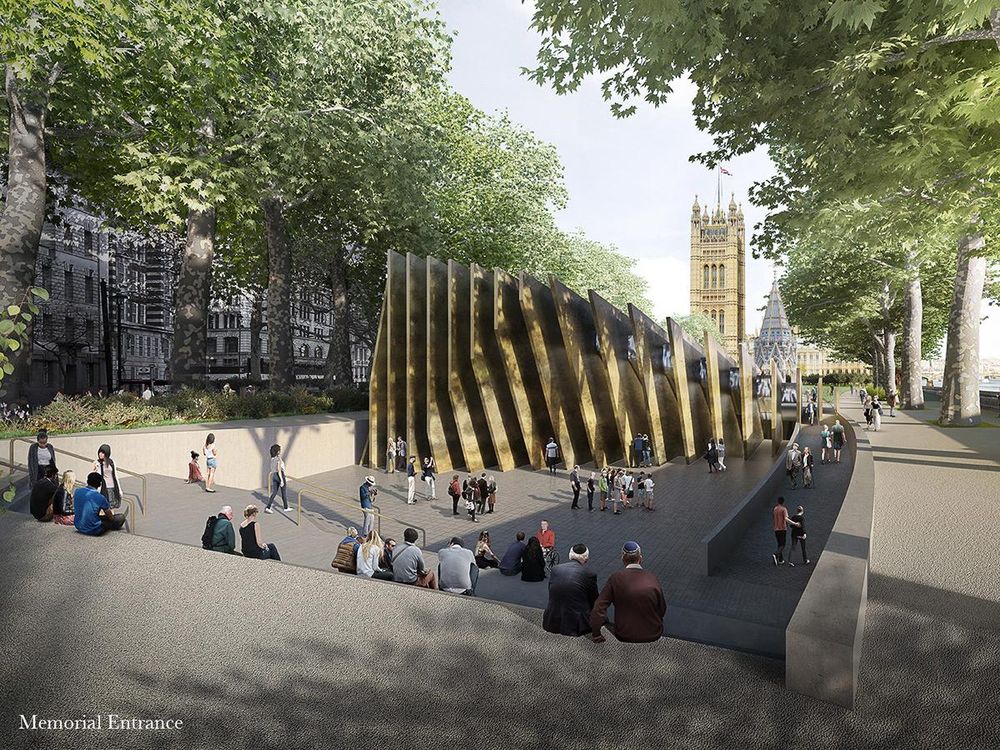 Jungtinės Karalystės Holokausto memorialas, arch. "Adjaye Associates" ir "Ron Arad Architects", 1-oji vieta