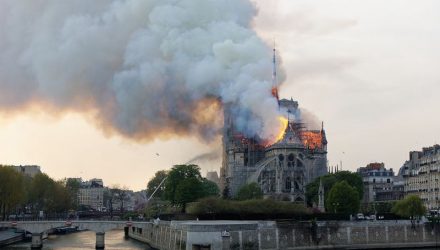 Paryžiaus Dievo Motinos katedros gaisras