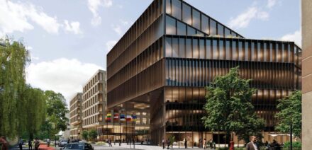 Konkursinis projektas „Demokratijos uostas“ (arch. „Studija Archispektras“), 1-oji vieta.