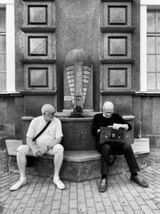 Filmas „Palio miestas“ – paskutinė a.a. J.R.Palio bei a.a. A.Karaliaus asmenybių kūrybinė jungtis. Foto: iš A.Karaliaus archyvo.