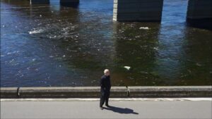 Ir Jurgis Rimvydas Palys ir Audrys Karalius buvo giliai įsitikinę, jog miestas prasideda nuo upės. Foto: E.Martinkevič.