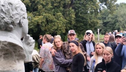 Leonido Donskio skulptūra Antazavėje